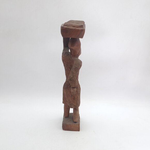 Jamaican Carved Statue - Picture 5 of 11